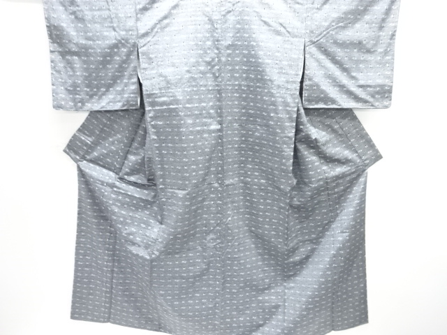 JAPANESE KIMONO / TSUMUGI / WOVEN KASURI PATTERN